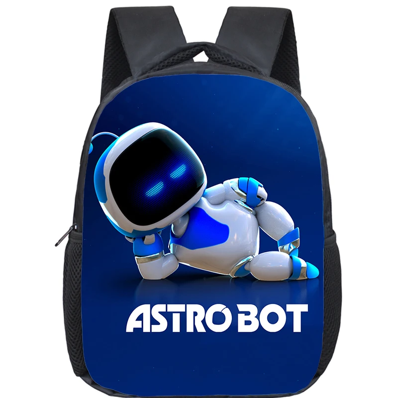 Game Astro Bot School Bags 12inch Lightweight Children Backpack Girls Boys Orthopedic Kids Bookbook Kindergarten Mochila Gift