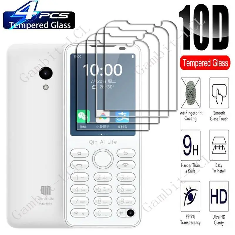 

4PCS For Xiaomi Qin F21 Pro+ Plus Screen Protective Tempered Glass On QinF22 F22Pro QinF22Pro F21Pro Protection Cover Film