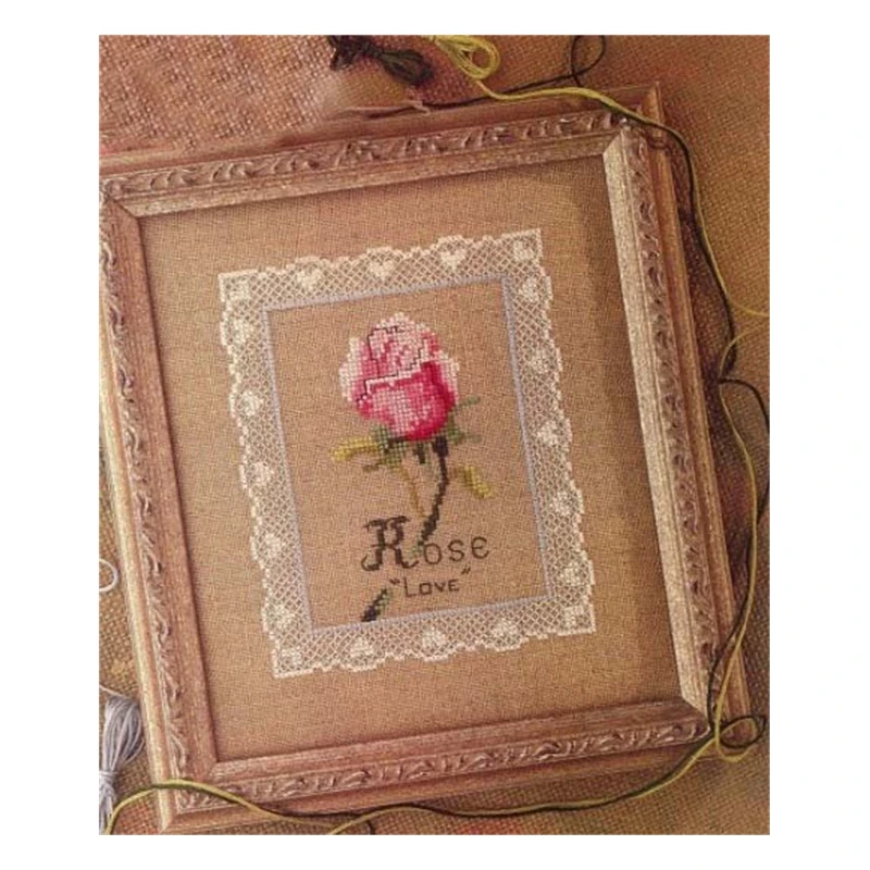 Cross-stitch kit DIY embroidery toolkit Optional printed hand-made saga rural canal scenery