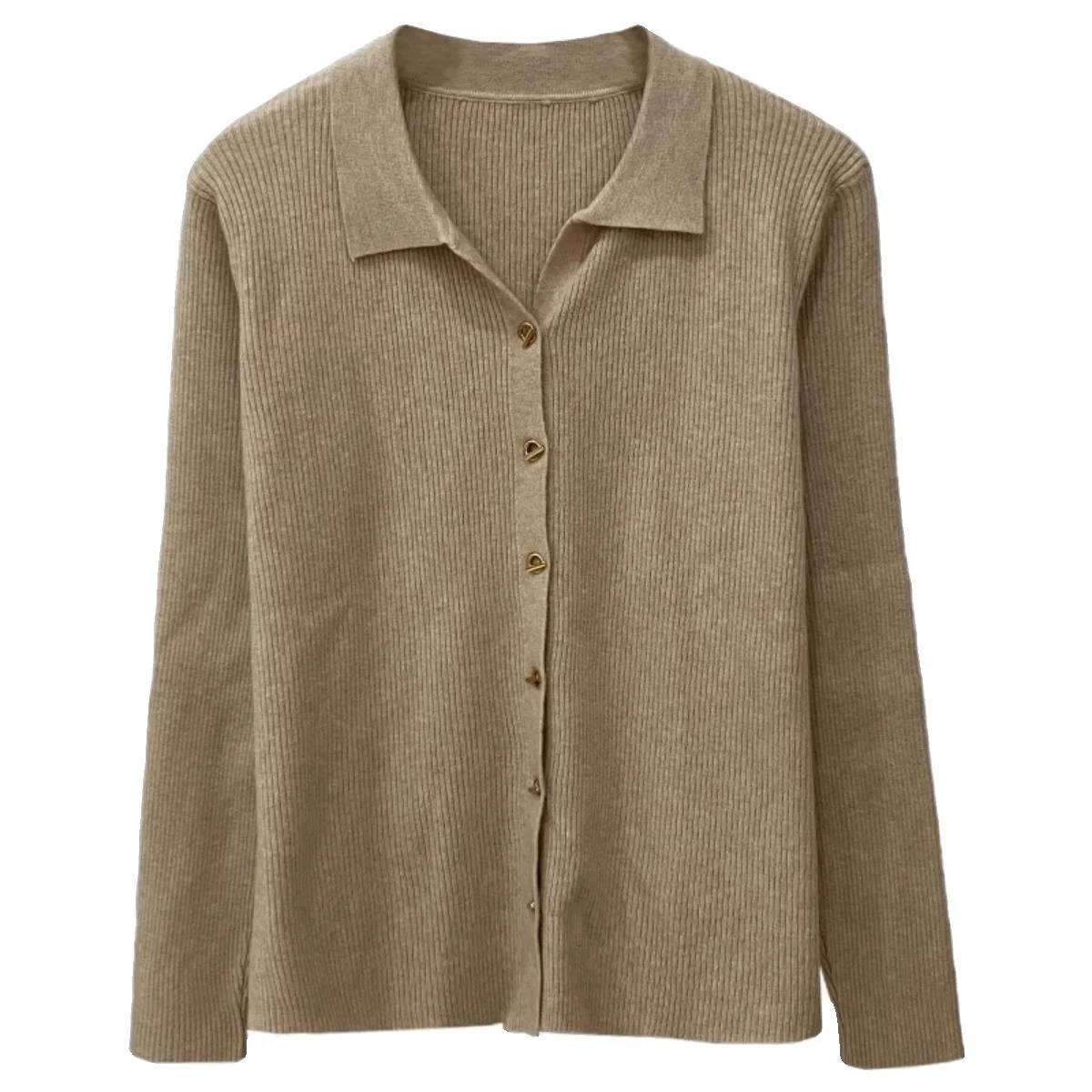 

Женская основа с вязаным воротником irt Внутренняя одежда Весна Осень High End Feel Fraance Sle Nine Sve Длина Открытая Ca...