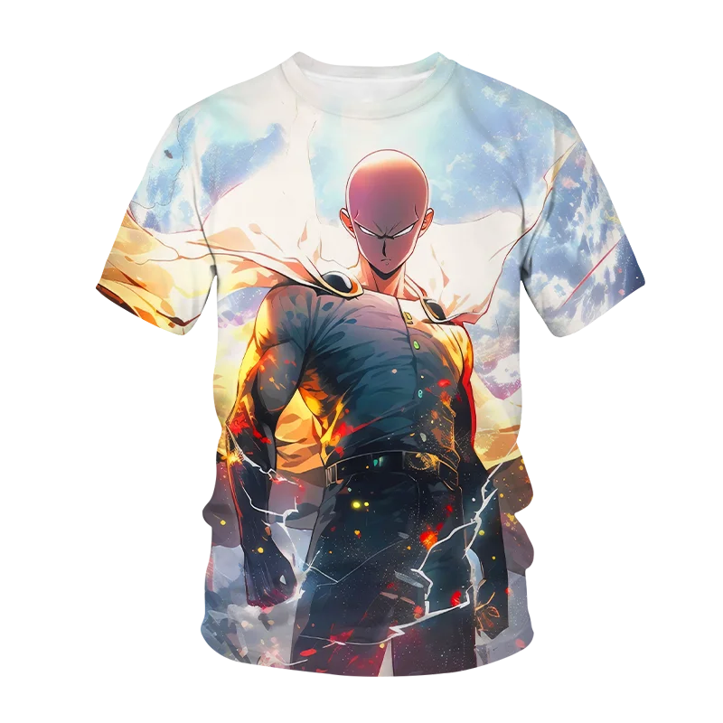 Fashion New Anime ONE PUNCH MAN Summer Men/Women O-Neck 3D Printed T Shirt Casual Short Sleeve Oversized Tops Man Clothing Tees