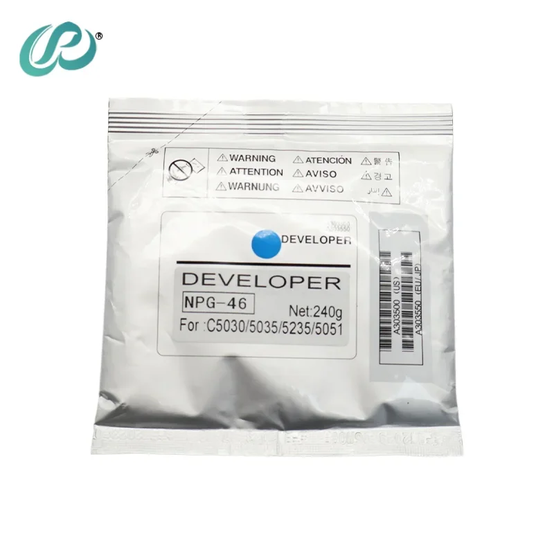 

1PC NPG46 G46 Developer for Canon C5030 C5035 C5045 C5051 C5240 C5245 C5250 C5255 Highly Stable Developer Powder 220G CMYK