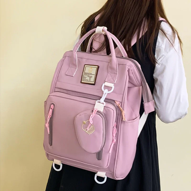 School Student Backpacks Large Capacity Waterproof Schoolbags for Teenagers Girls Lightweight Women Travel Bags Laptop Backpack