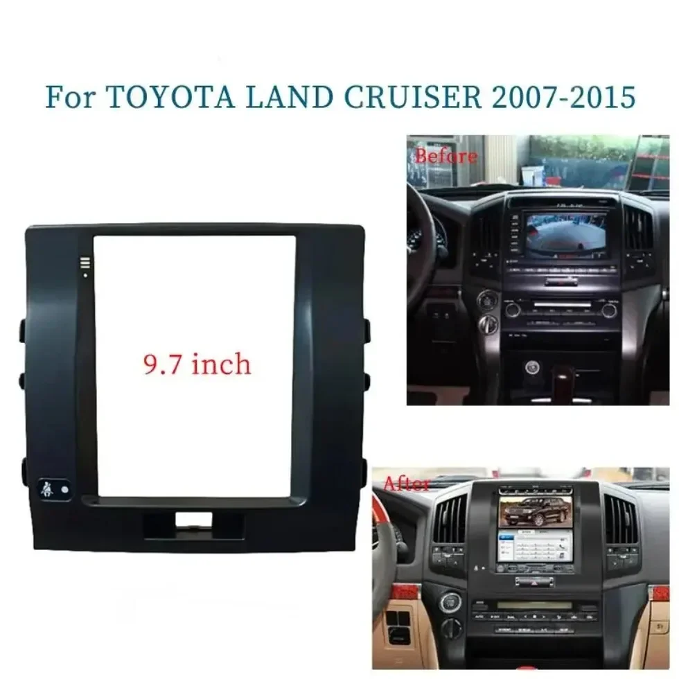 

Для TOYOTA LAND CRUISER 2007-2015 9,7 дюйма 2 Din радиорамка автомобильный проигрыватель DVD аудио панель монтажная панель