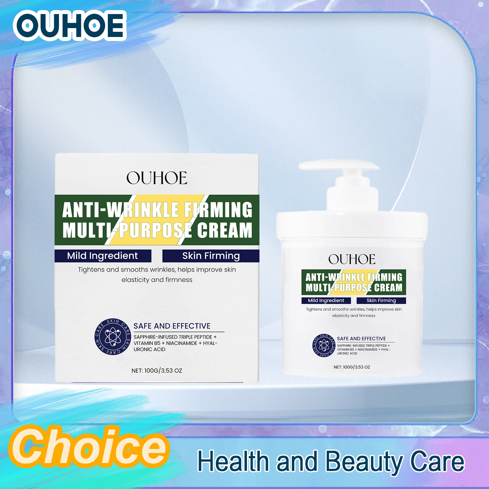 Loción calmante, loción reafirmante, reducción de líneas finas, ajuste de hidratación profunda, crema hidratante refrescante, crema facial para el cuerpo