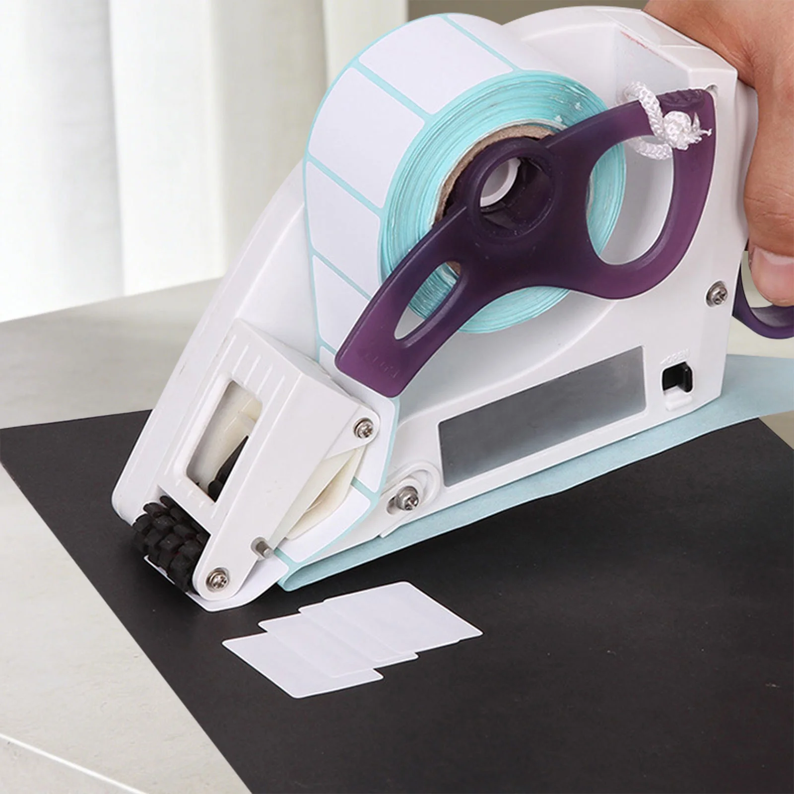 Picture 5: Manual Label Applicator Suitable For Labels 20-80mm Wide Small Labeling Machine Portable Sticker Peeler for Luggage & Parcels
