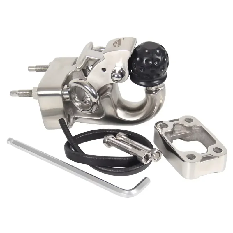 New European Style High Strength Stainless Steel Tow Hook Trailer Hitch Parts Max Payload Retrofit/Upgrade Car