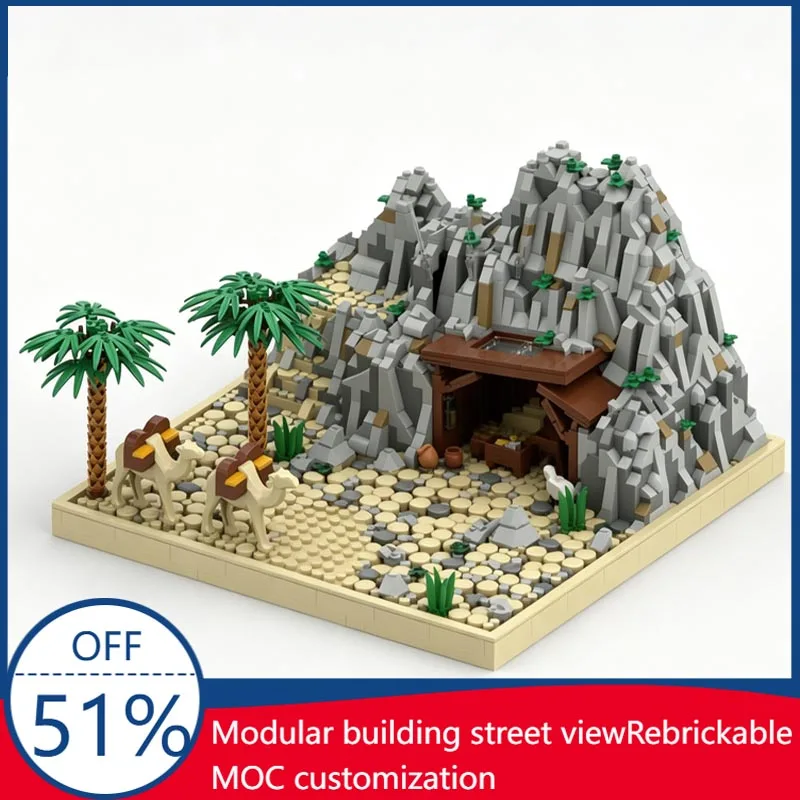 3248 PCS Nativity Scene Christmas Religious MOC Model Custom Blocks DIY Assembly Educational Toy Holiday Display Christmas Gift