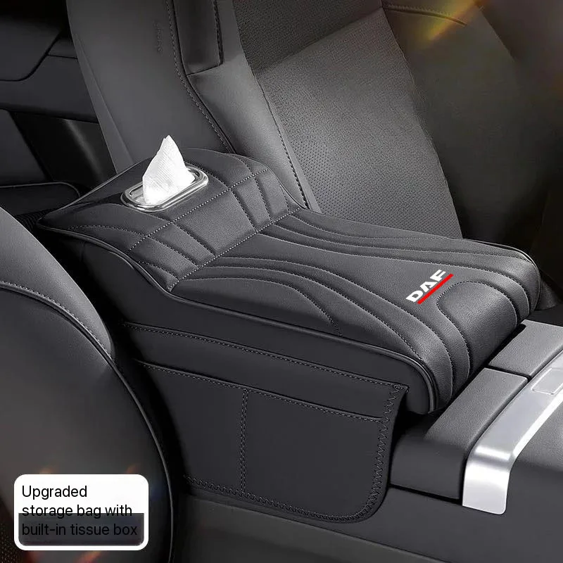 

Memory Foam Car Armrest Booster Pad with Storage Pocket for DAF XF 95 105 CF LF VAN CF XG 106XF CF85 Auto Accessories