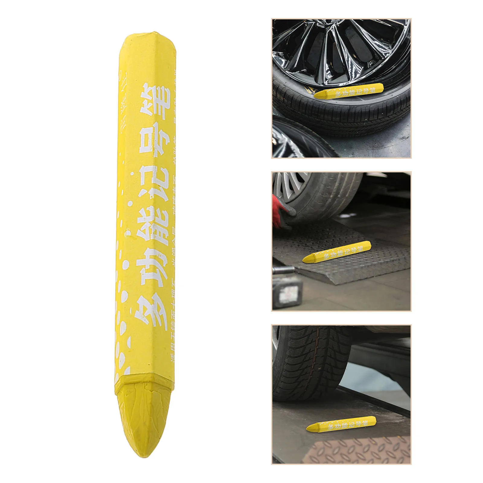 5 Pcs Double Line Marker Pen Tire Marking Crayons Wax Tire Marker Pens For Repair And Maintenance  For Cars Bikes Motorcycles