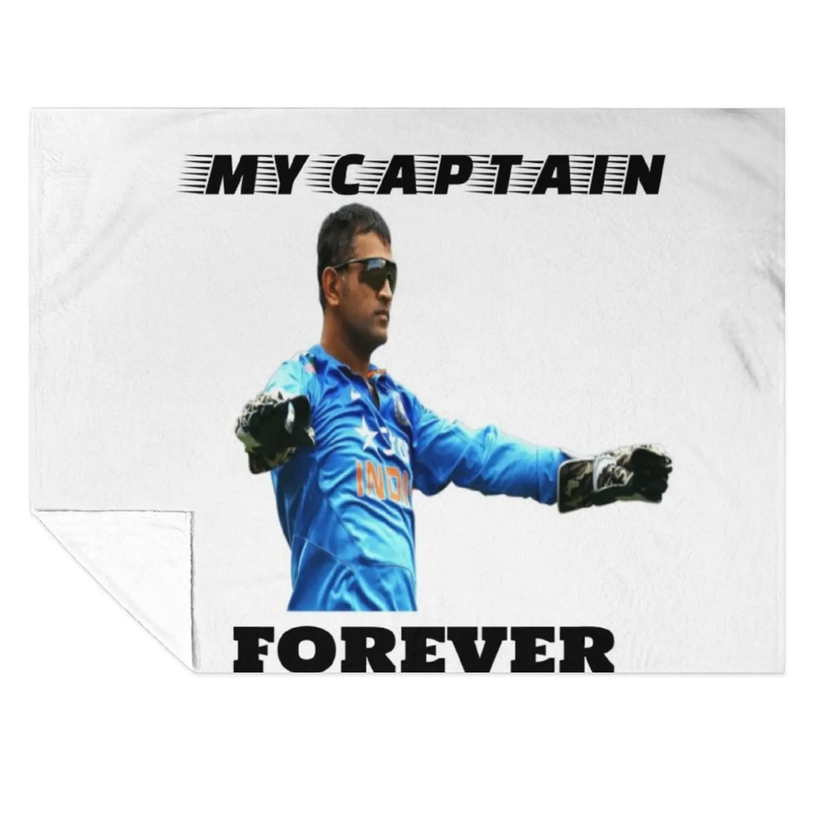 

MS DHONI FAN DESIGNS Throw Blanket Weighted christmas gifts Bed linens Blankets