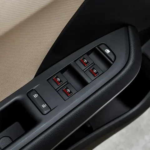 10Pcs 3D Car Styling Epoxy Emblem Badge Decoration Stickers For Toyota Corolla Camry Chr Rav4 86 Yaris Hilux Prius Avensis Auris 10 best sales car accessories toyota - №9