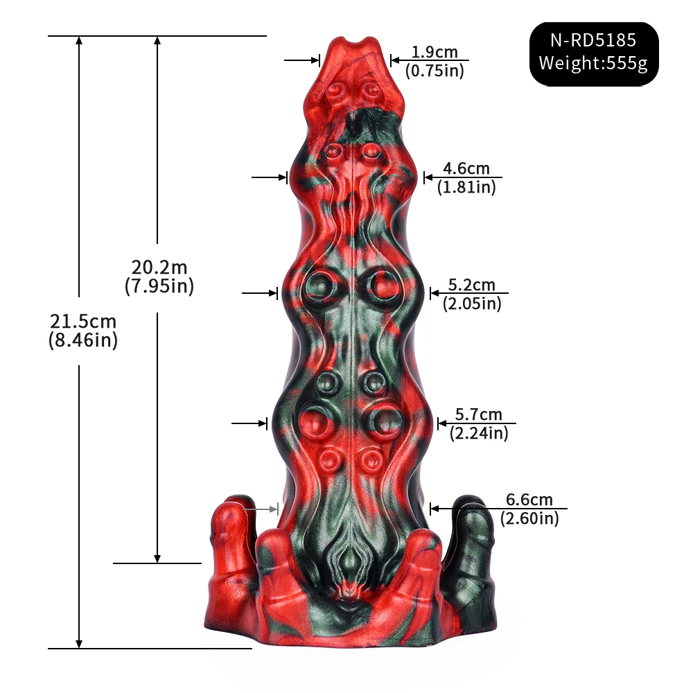 FAAK Silicone Fantasy Dog Knot Dildos With Sucker Colorful Penis Sex Toys For Women Clit Stimulate Large Anal Plug