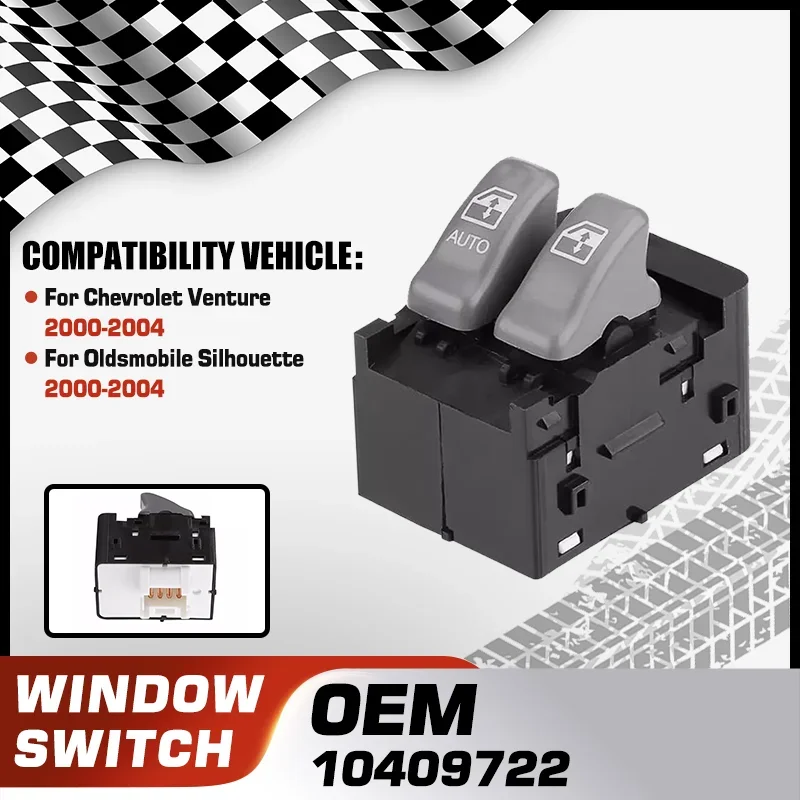 

Electric Master Car Power Window Switch Lifter For Chevrolet Venture Oldsmobile Silhouette MK2 2000 2001 2002 2003 2004 10409722