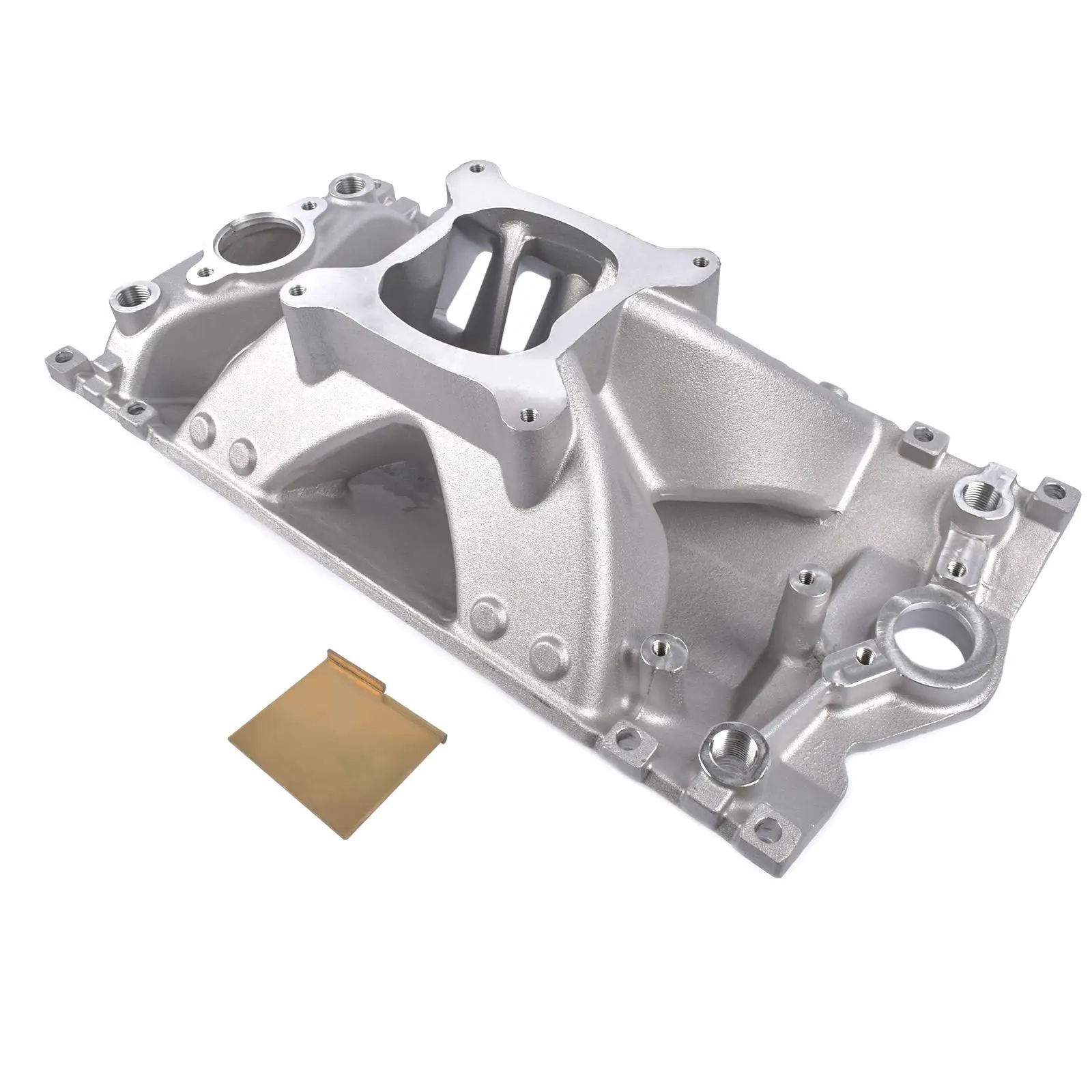 AP02 For SBC CHEVY High Rise Aluminum Vortec Single Plane Intake Manifold 350