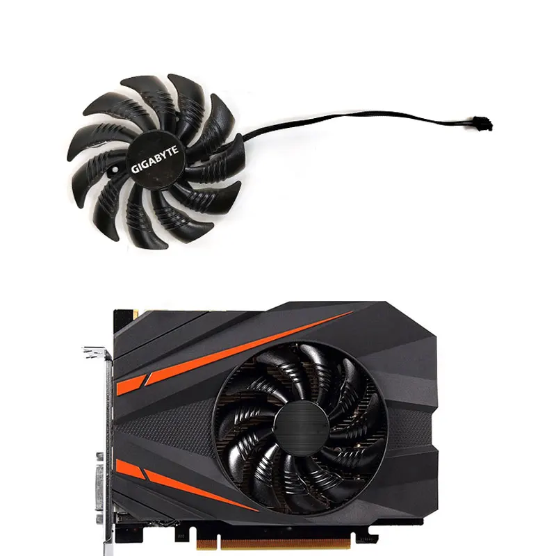 

New 87MM T129215SU 4PIN Fan Replace For Gigabyte Geforce GTX 1070 Mini ITX 8G Radeon Gaming