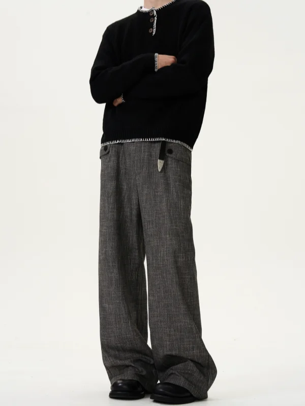 

Брюки Cleanfit: Новинка Весны, Модные Мужские Повседневные Свободные Прямые Брюки, Трендовые Молодежные Длинные Брюки