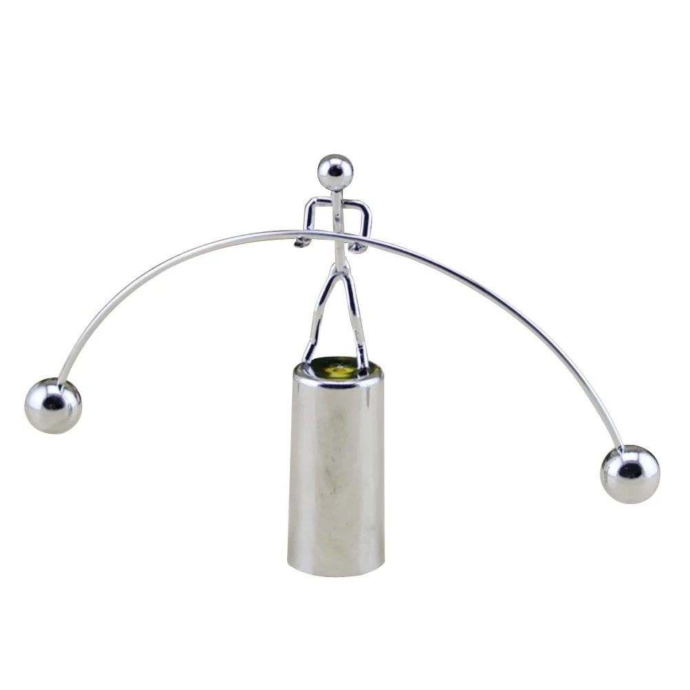

Rotate Balance Small Steel Ornament Creative Home Bar Party Decoration Stainless Steel Pendant Attractive Design