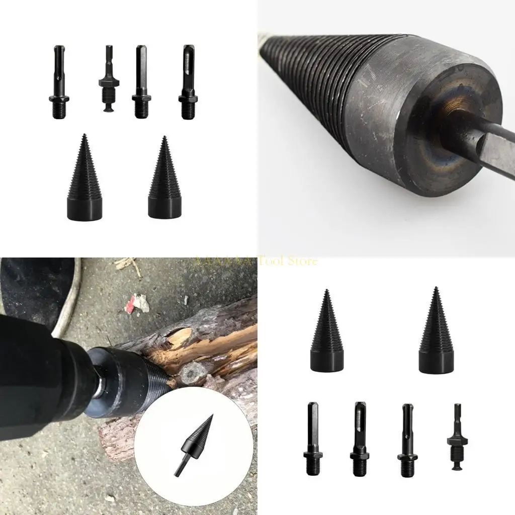 

A2BE Набор сверл для раскалывания 32 мм 42 мм с шестигранным хвостовиком, инструмент для колки древесины для дровоколов с