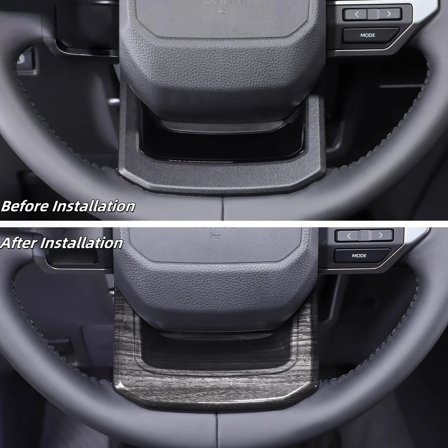 For Toyota Land Cruiser 250 Prado Lc250 2024-2025 Carbon Fiber Interior Overlay Covers Upgrade Inner Decoration Parts Mat view 4