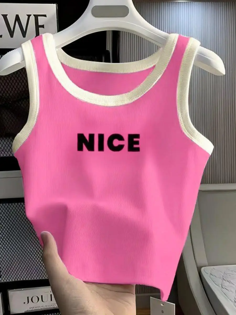 

Лето 202, новый корейский тонкий крутой жилет из ледяного шелка для девочек, детская одежда, универсальный топ для маленьких девочек