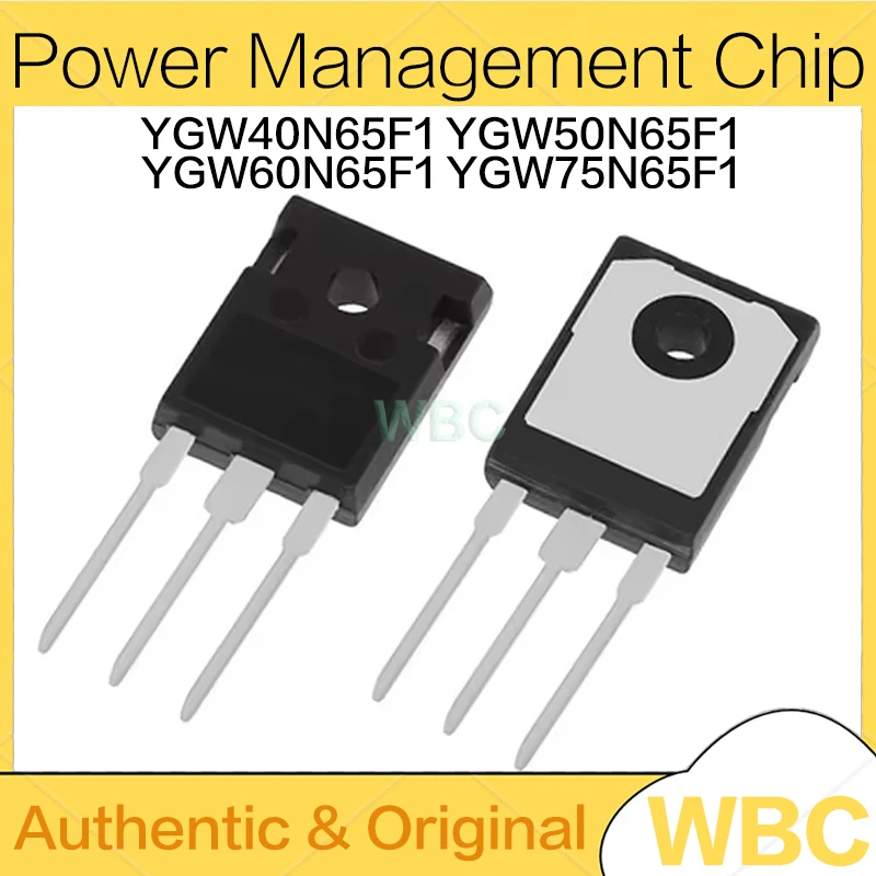 5Pcs 100% New YGW40N65F1 YGW50N65F1 YGW60N65F1 YGW75N65F1 40N65 50N65 60N65 TO-247 Chipset