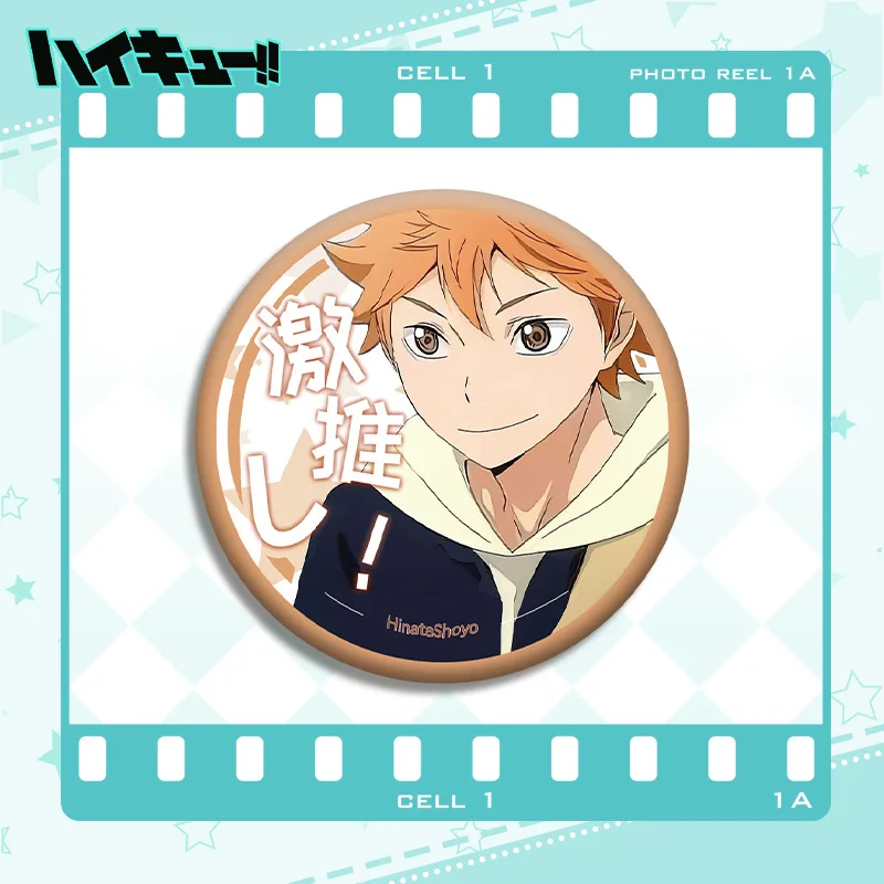 Pallavolo Anime periferiche costumi Badge Shoyo Tobio Kageyama Kei Tsukishima Kotaro Bokuto puntelli Cosplay decorazione zaino