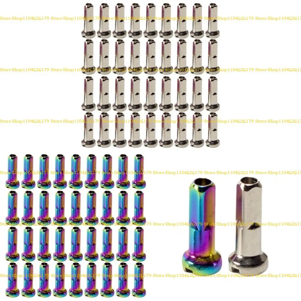 

A1A2 36Pcs Bike Spoke Nipples Caps Head End Tip for 14G Mountain Road Bicycles