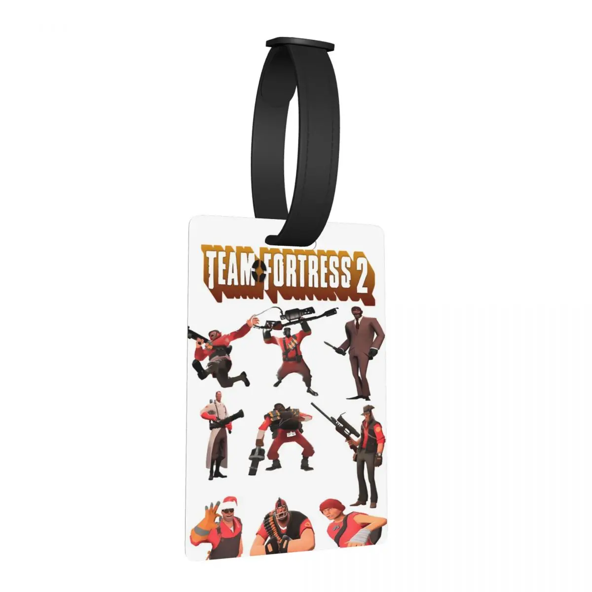 

Классия команды Фортес с логотипом Tf2, багажные бирки, аксессуары для чемодана, дорожный багаж, посадочная бирка, держатель этикетки, идентификационное имя, адрес