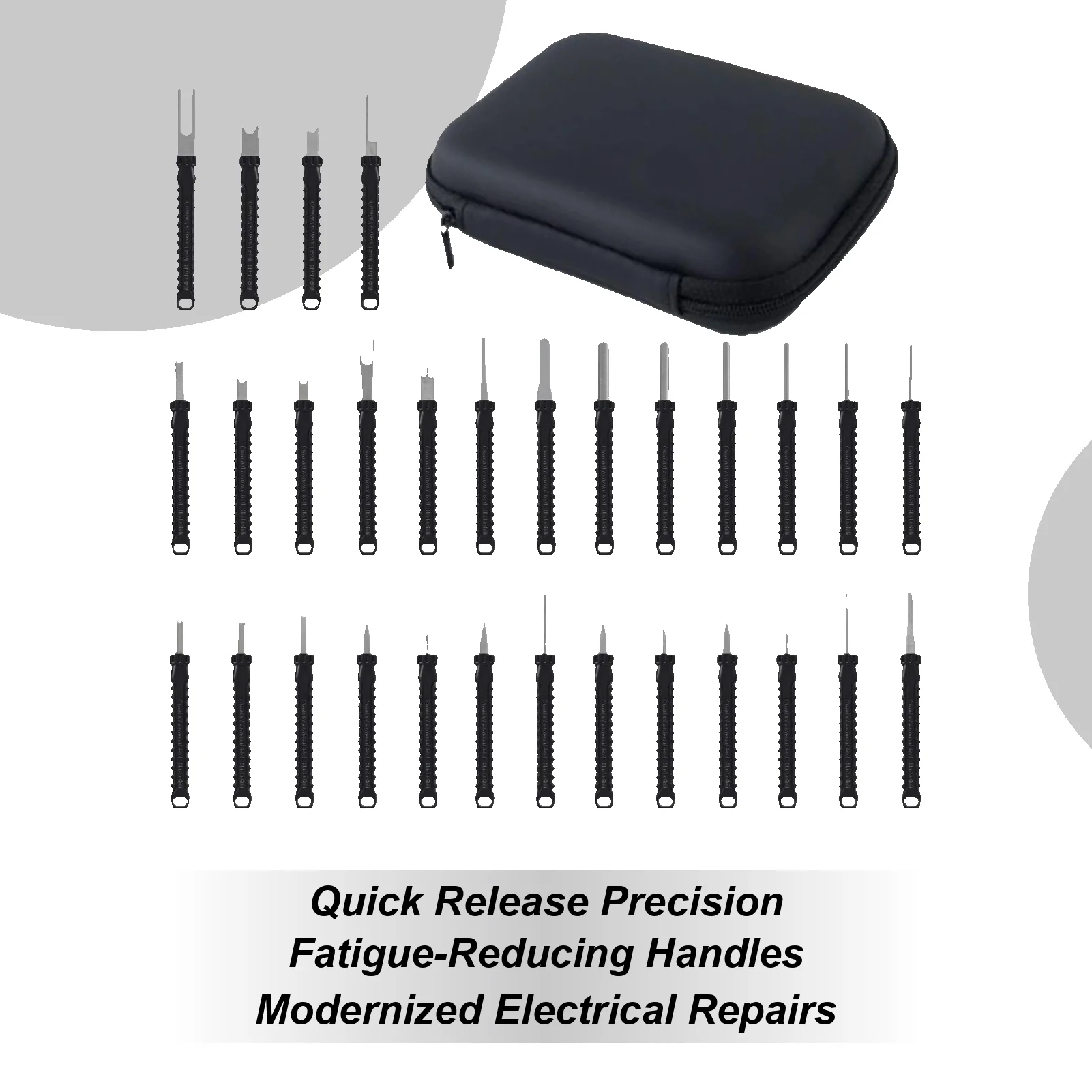 مجموعة أدوات إزالة الدبوس الطرفي 30 قطعة من لوازم السيارات الثقيلة أدوات كهربائية للسيارات لمحرك المركبات