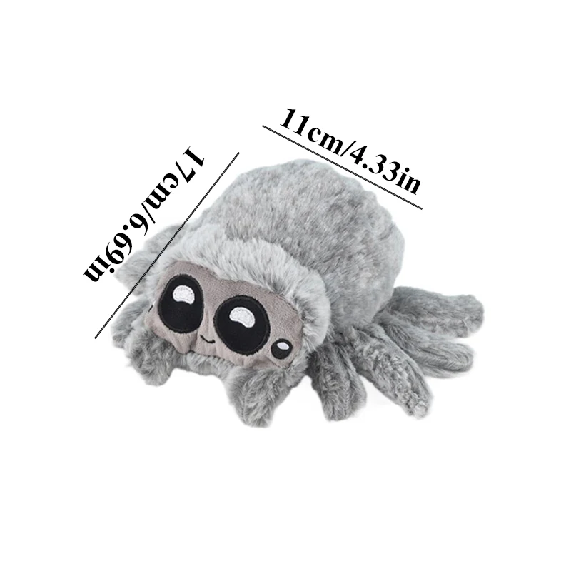 Adorable Spider Plush Toy Companion Stuffed Anima for Kids Perfect Gift for Spider Lovers Soft and Huggable