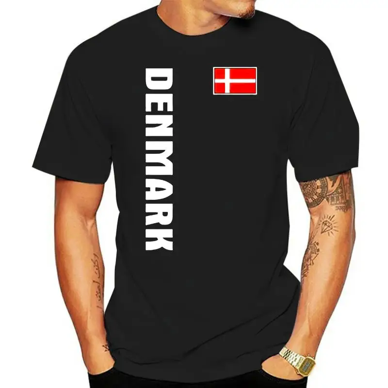 Newest 2022 Fashion 100% Cotton Short Sleeve O-Neck Danemark (Denmark) T Shirt Design