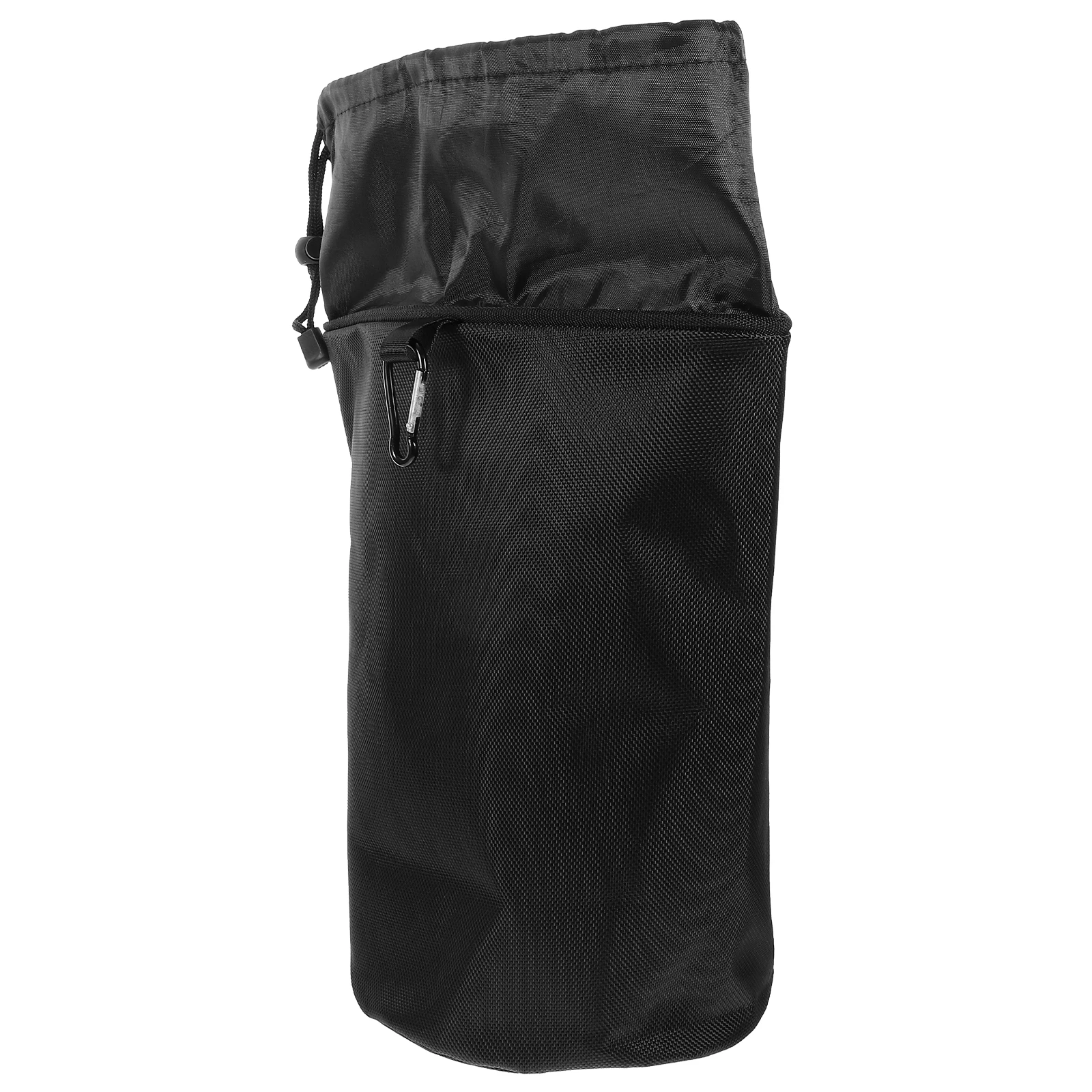 

Portable Clothespin Black Drawstring Clothespin Bag Storage Organizer Space Saving Peg Container Laundry Bag