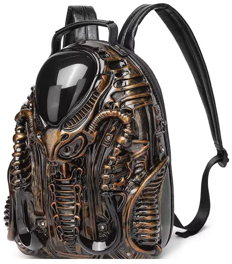 Punk Backpack for Women Purses and Handbags Luxury Designer Backpacks Steampunk Motor Cobra Schoolbag for Man Retro Bookbag