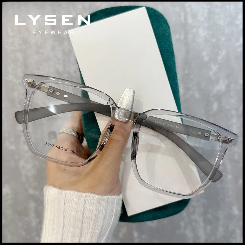 LYSEN مربع البلاستيك التيتانيوم محكم النظارات الطبية البصرية الترفيه مكافحة الضوء الأزرق القراءة ، نظارات قصر النظر البصرية #4