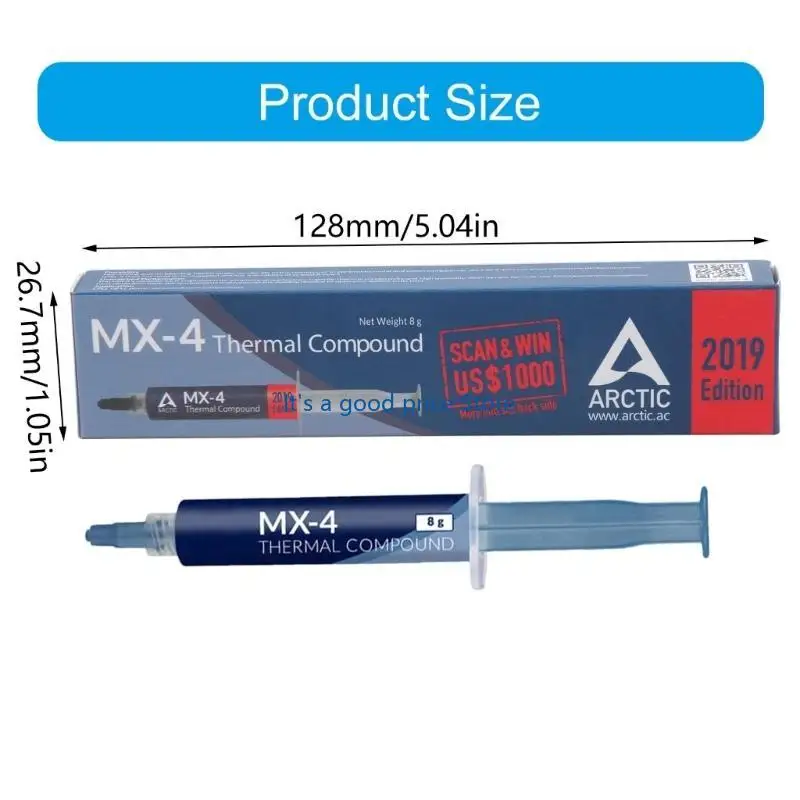 Pasta termica MX4 Composto grasso raffreddamento avanzato 8G migliora gestione del calore in Electronics CPU GROVINO