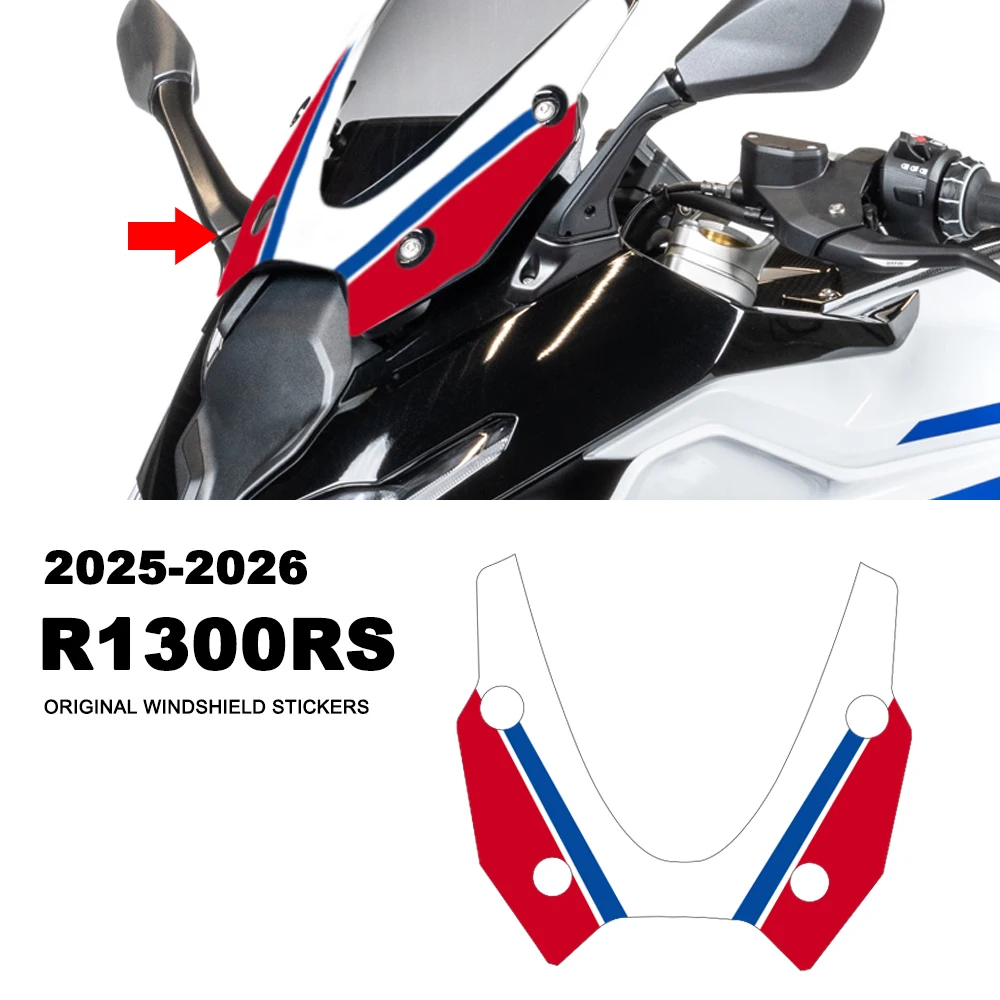 For BMW R1300RS R 1300RS 2025 Accessories Original Windshield Decorative Decals Pattern Printing Stickers Deflector Stickers