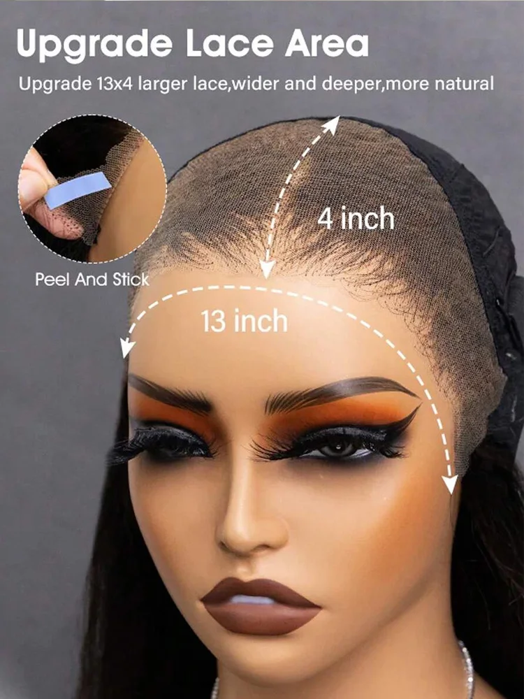 250% Плотность Парик фронта шнурка Человеческие волосы Объемная волна Прозрачные бразильские парики из натуральных волос 13x4 Парики фронта шнурка Человеческие волосы