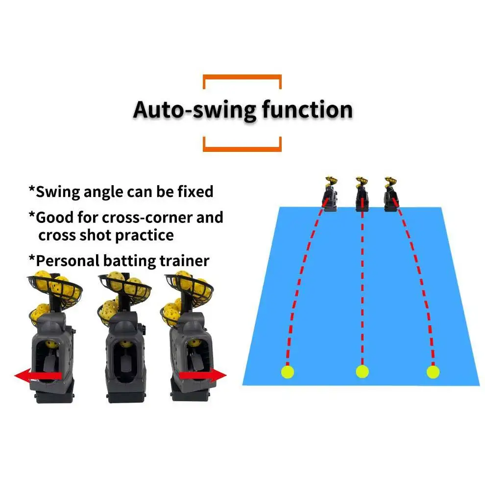 Training Pickleball Automatic Tennis Launcher Equipment Tennis Swing Trainer Solo Tennis Trainer