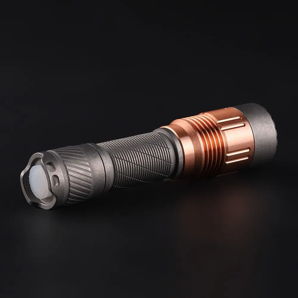 Convoy T6 Copper Head SFT25R Flashlight 300-1200LM Torch Light
