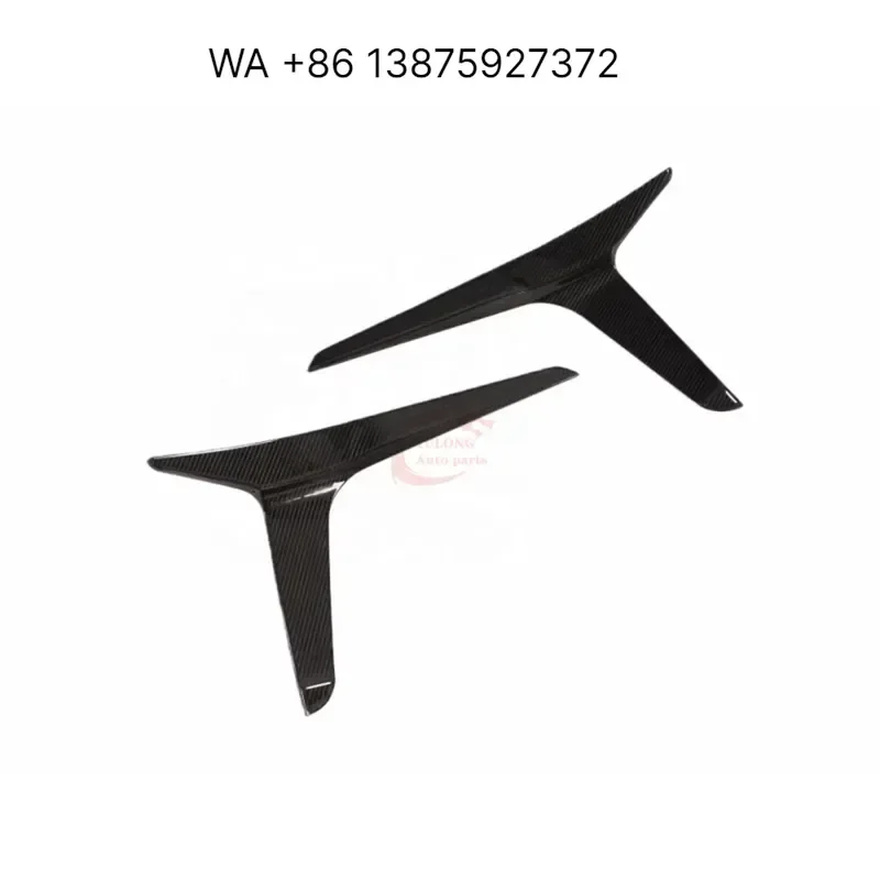 Wmwmnu Upgrade PK Style Dry Carbon Fiber Front Bumper Canard Wing Splitter for MC20