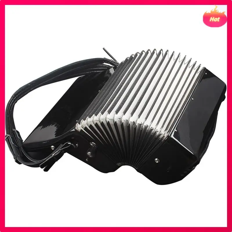 

Мульти-1 пара кожаных ремешков для аккордеона 16 Bass-120 Bass Accordion Универсальный плечевой ремень Водонепроницаемый регулируемый (черный)