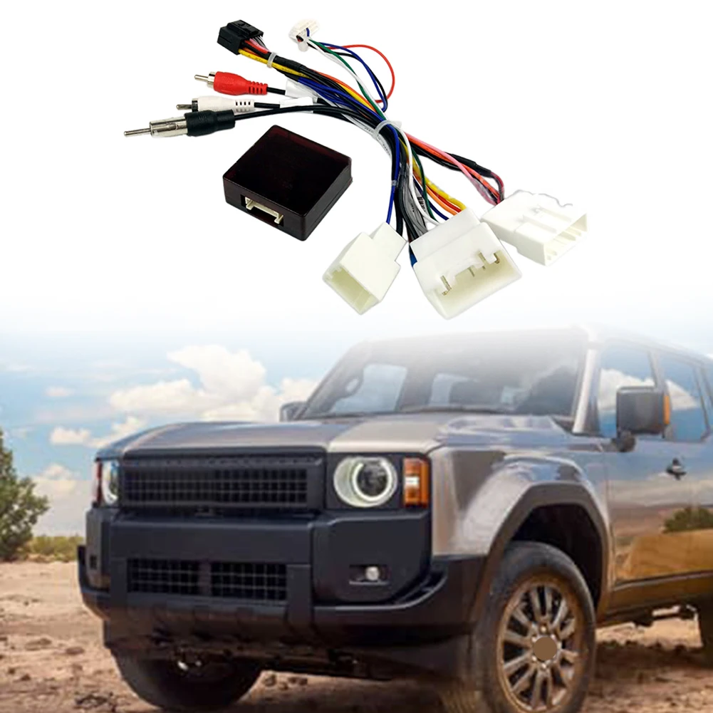 Power Cable and for canbus Decoder Box Assembly for Toyota For Prado For Sequoia RX330 RX350 Retains OEM Functions