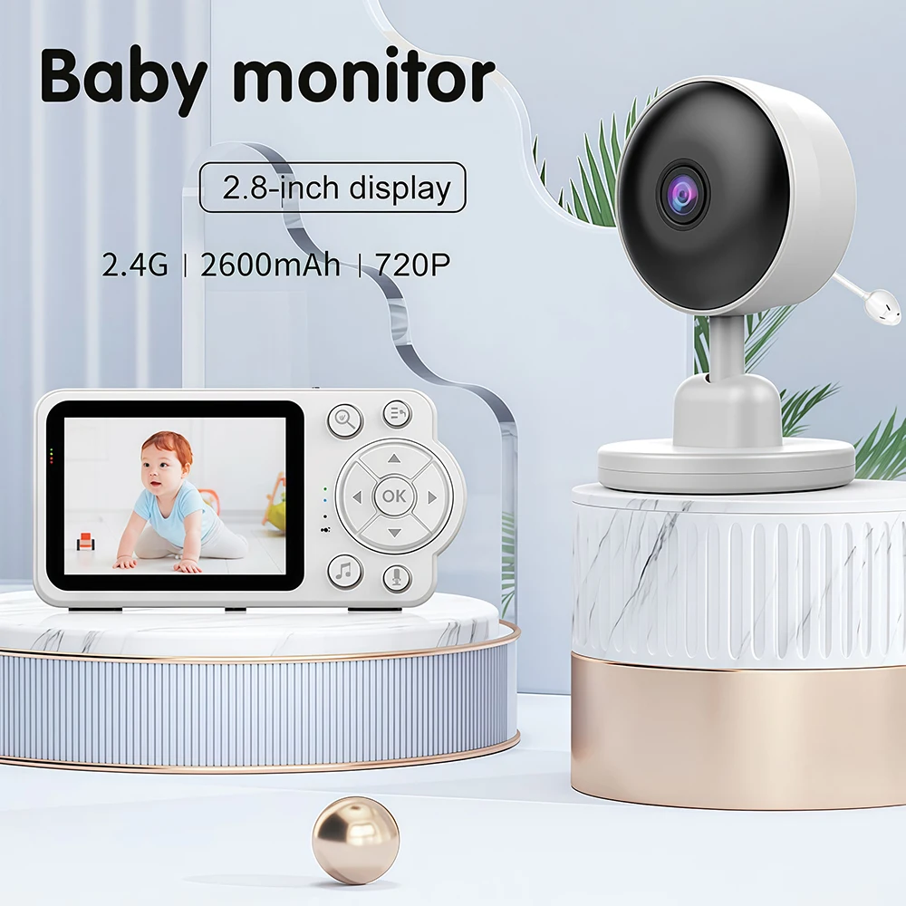 Baby Monitor Two-way Audio Voice Intercom Infrared Night Vision Baby Camera with Monitor Video Surveillance Security Protection