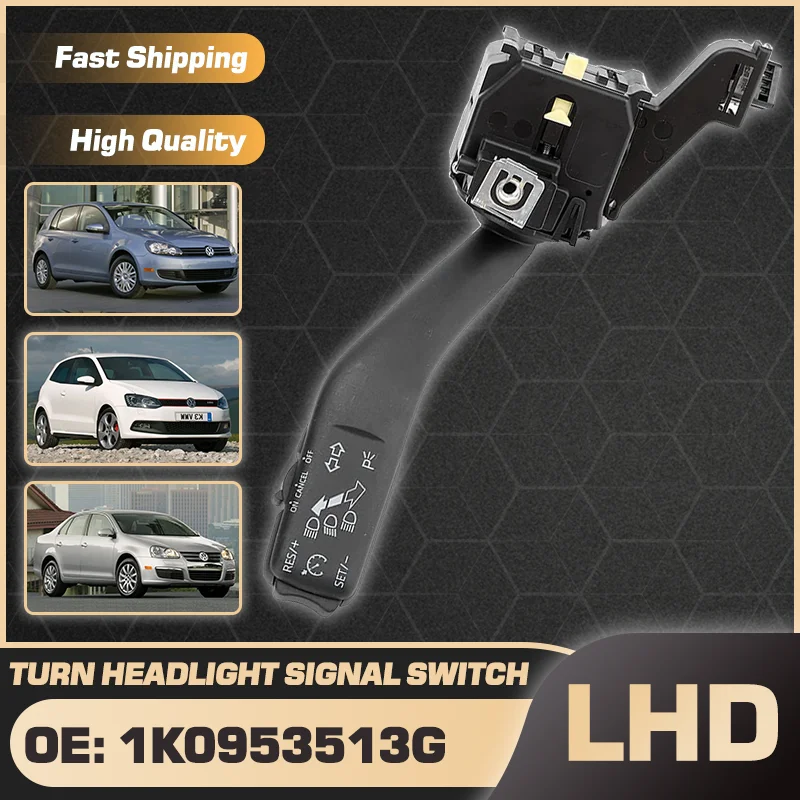 

1K0953513G Car Headlight Stalk Switch For Volkswagen Golf 2009-2012 VW GTI 2006-2013 VW Jetta Bora Vento 2006-2010 1K0953513A