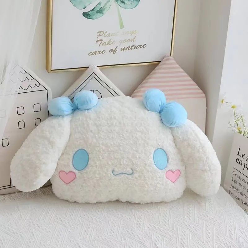 

60 см Sanrio Cinnamoroll аниме плюшевая кукла Kawaii мультфильм подголовник автомобиля подушка мягкие игрушки спальная подушка для спины подарки на день рождения