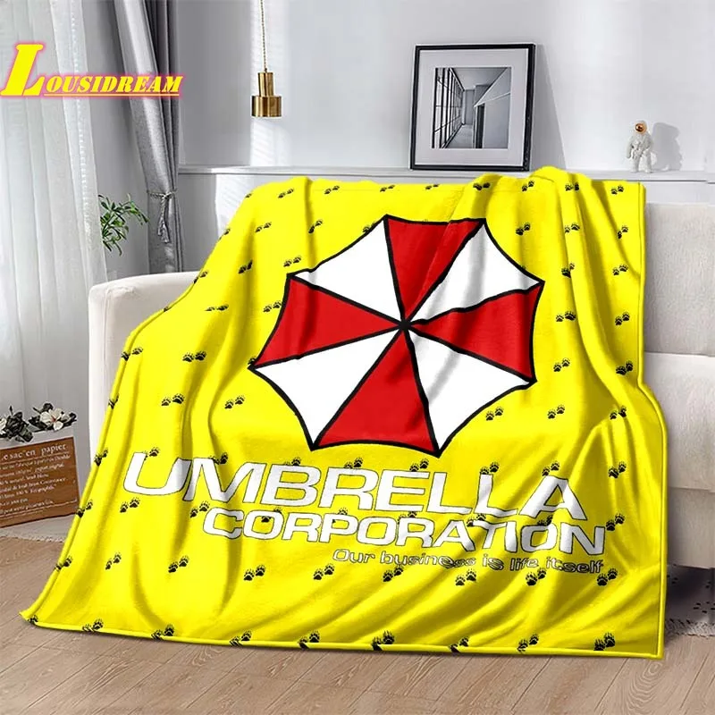 He-Umbrella Company -N printed blanket flannel blanket living room bedroom sofa bed picnic travel leisure nap birthday gift