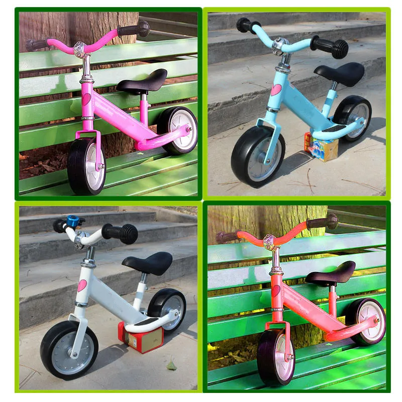 7 pollici ruota solida bambini equilibrio bici ad alto tenore di carbonio telaio in acciaio senza pedale Baby Balance Bike