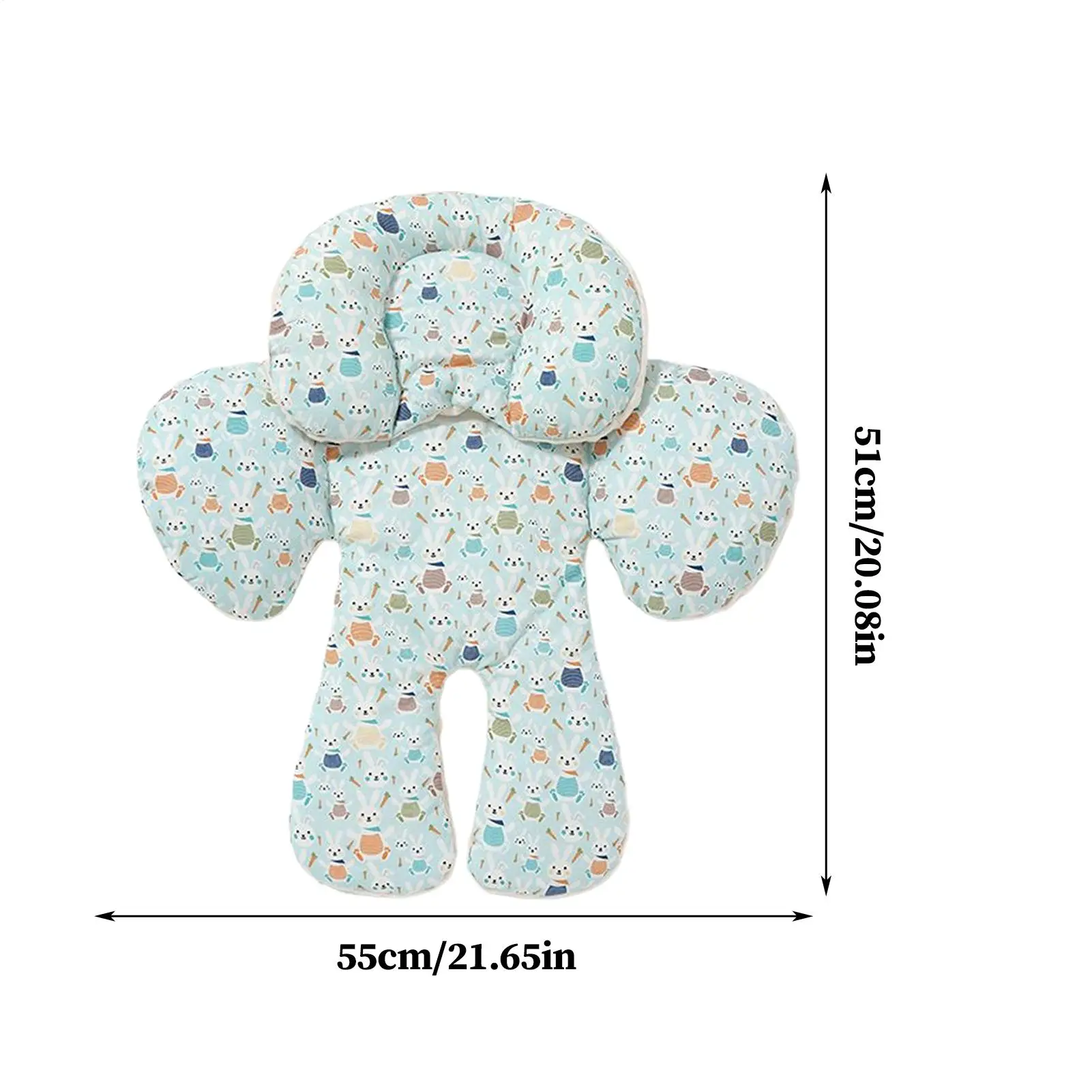 아기 자동차 좌석 쿠션 유아용 자동차 좌석 커버 이동식 머리 지지대 조절 가능한 높이 보호대 커버 쿠션 (차량 SUV용)