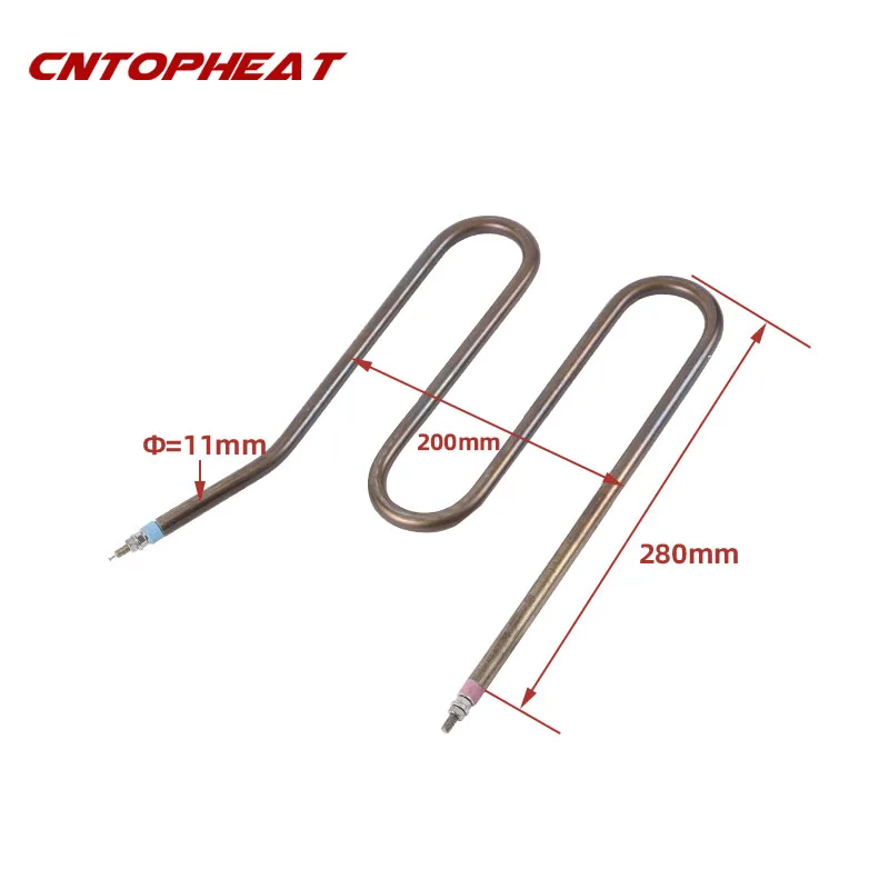 أنبوب تسخين هواء كهربائي ، جهاز طرد مركزي بدرجة حرارة عالية ، مجفف ، عنصر تسخين ، شمع V ، 1 كيلو وات